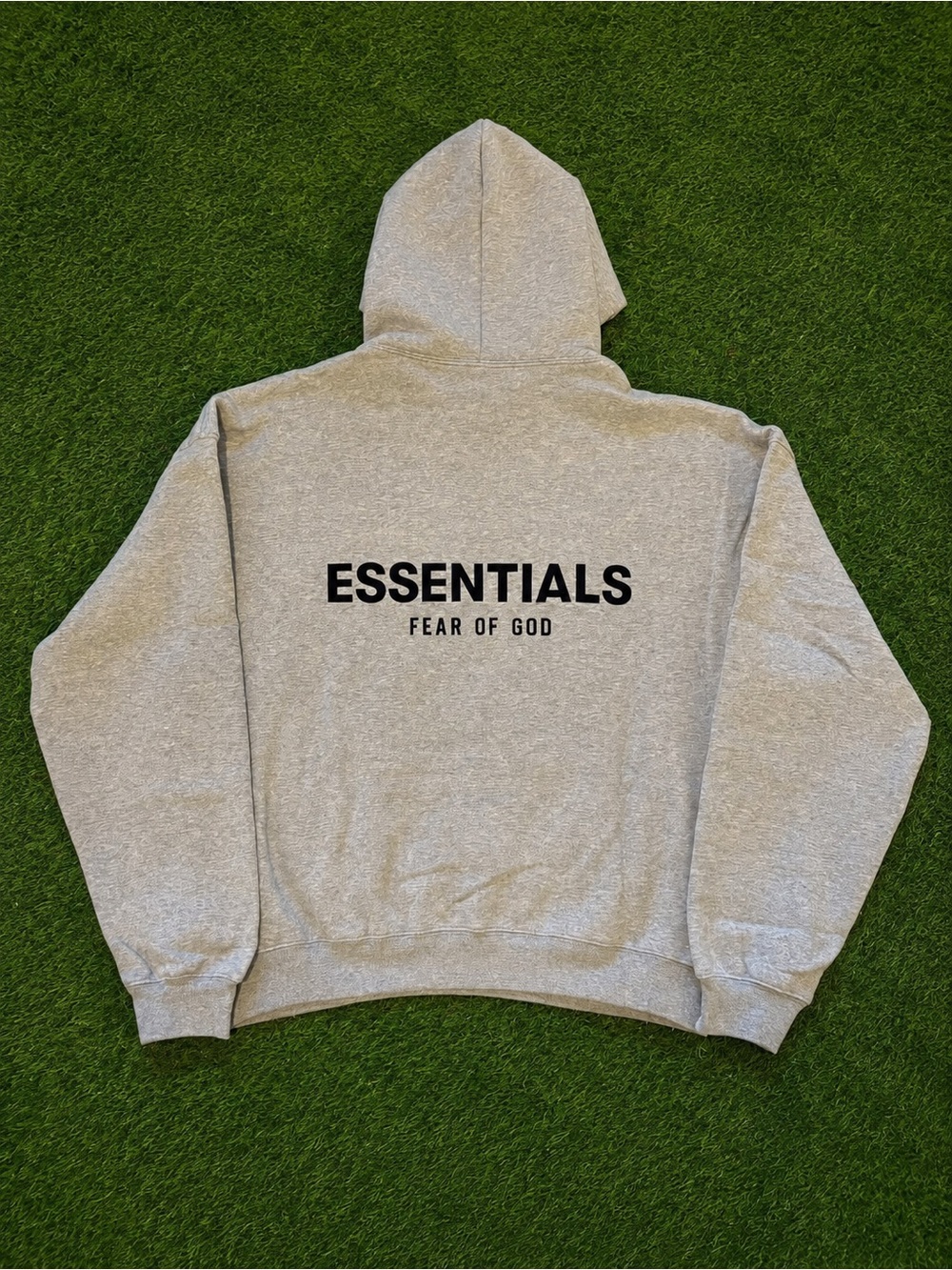 Essentials Fear Of God Dark Oatmeal Hoodie